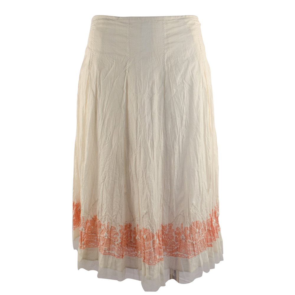 Gianni Bini Women's Shell Accented Pleated Skirt-I-8